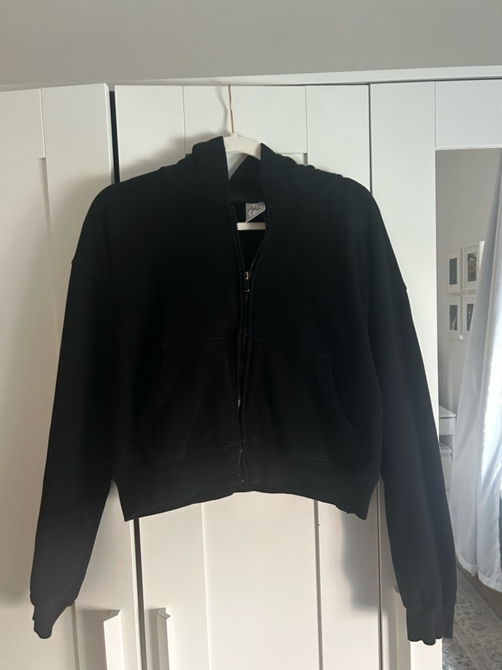 TNA Black Full-Zip Hoodie with Hood